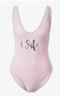 Badeanzug Glanz Effekt  rosa GR.38 NEU mit Etikett - Bild 1 von 2