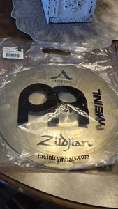 Zildjian 14" Inch A Custom Mastersound Hi-Hat Top & Bottom Cymbals - Pair, New! - Picture 1 of 10