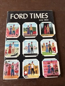 1954 June Ford Times Magazine West Virginia Folk Festival Thunderbird / Pickups - Imagen 1 de 24