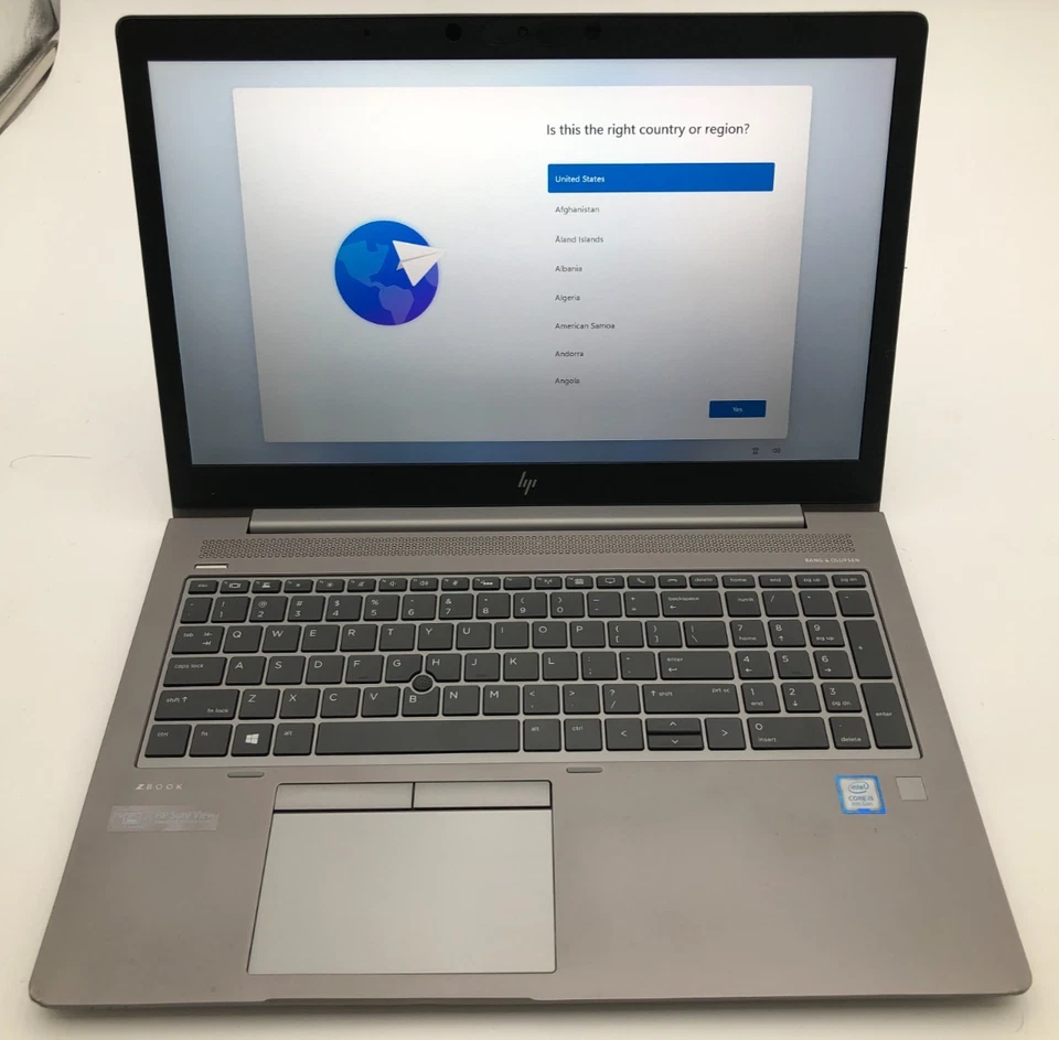 惠普 ZBook 15u G6 i5-8265U 16GB 128GB 固态硬盘 15.5" 全高清 Win 11 Pro WX3200 — 第 1/4 张图片