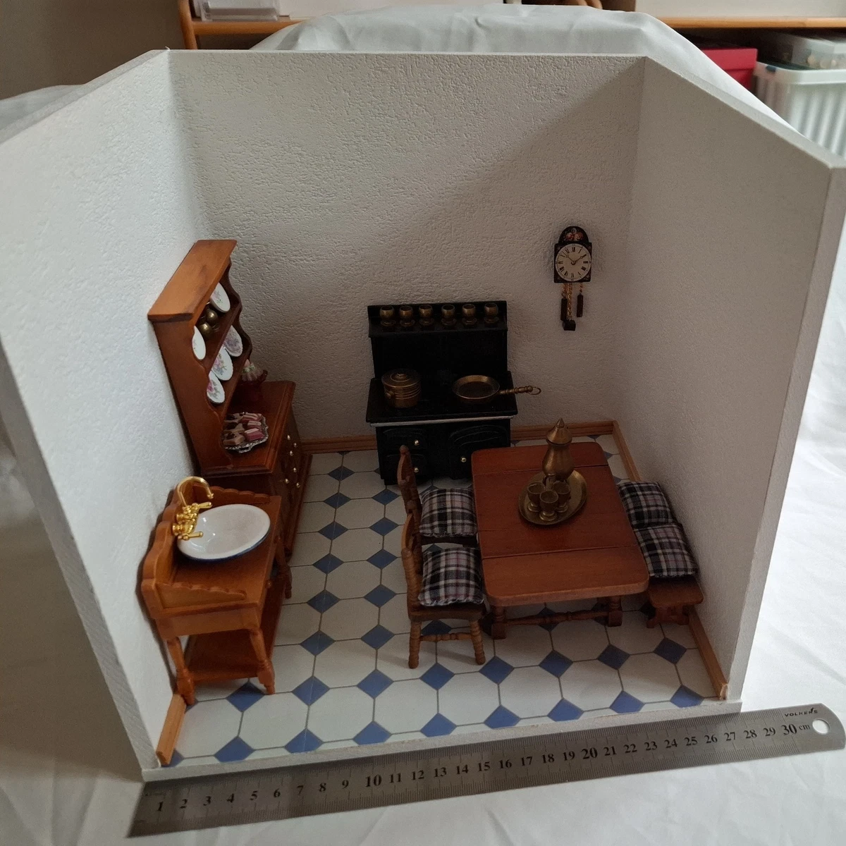 Melody Jane Puppenhaus Badezimmer Waage – Miniatur-Zubehör Im Maßstab 1:12, Grün, Für Puppenhäuser & Dioramen