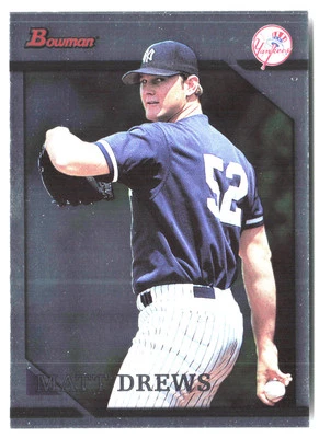 1996 Bowman Foil #183 Matt Drews New York Yankees MM - Image 1 of 2
