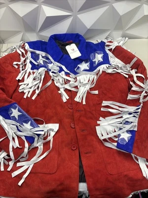 维多利亚夹克美国国旗条纹中号 — 第 1/4 张图片