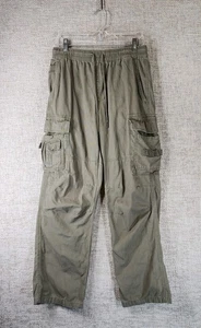 PACSUN Baggy Cargo Pants Canvas Mens S Khaki Outdoors Skateboarding Gorpcore - Picture 1 of 15
