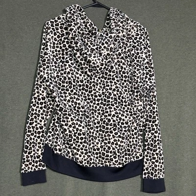 Y2K Juicy Couture Cheetah Leopard Print Velour Hoodie Jacket Size XL Full Zip - Image 1 of 4