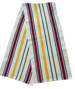 Pioneer Woman Vintage Stripe Table Runner 14” X 64” Woven Rib Stripe - Picture 1 of 5