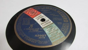 PABLO CASALS COLUMBIA 78 RPM RECORD 5907 CHANSON LOUIS XIII - Bild 1 von 2