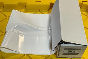 8 Gallon White Trash Bags Waste Can Liners Plastic Office Bathroom 9x9x26 100/CT - Picture 1 of 3
