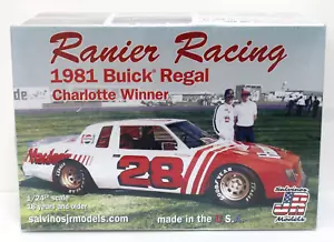 Salvinos JR RB1981C 1981 scaffale Buick #28 kit 1:24 vincitore Bobby Allison Charlotte - Foto 1 di 3