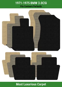 Lloyd Luxe Front & Rear Row Carpet Mats for 1971-1975 BMW 3.0CSi - Picture 1 of 35