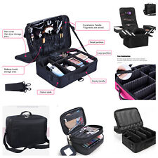Portable Travel Makeup Bag Professional Cosmetic Multi-Storey Storage Organiser