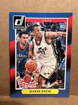 G165 2014-15 Donruss The Rookies Dante Exum Rookie Utah Jazz #4 Foto 1 de 2