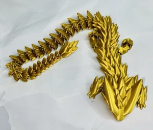 Dragon Articulated Figure 3D Printed Handmade Collectable toy Gift Aprox 19" - Picture 1 of 4