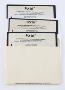 PORTAL by Activision IBM PC Tandy 5.25 disks (3 disks) - Picture 1 of 7
