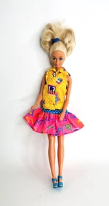 1966 Vintage Barbie Fashion Doll Twist N Turn Mattel 1960's Outfit Blue Eyes 12" - Picture 1 of 12