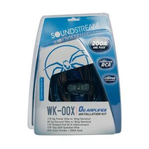 NEW Soundstream WK-00X 0G Installation kit w/200A ANL Fuse 1-YR WRTY - Picture 1 of 1