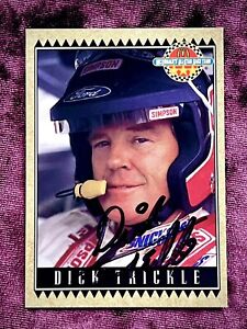 RIP Dick Trickle 1992 Maxx Racing Autograph 36/36 On-Card NASCAR Legends Auto SP