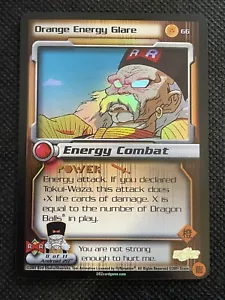 Lámina Orange Energy Glare HOLO Rara LIMITADA 66 DBZ TCG Dragon Ball Z Puntuación CCG - Imagen 1 de 12