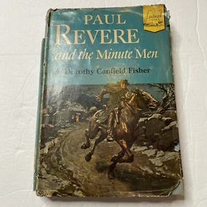 PAUL REVERE THE MINUTE MEN HC LANDMARK BOOKS #4 FISHER 1950 RANDOM Vintage - Picture 1 of 9