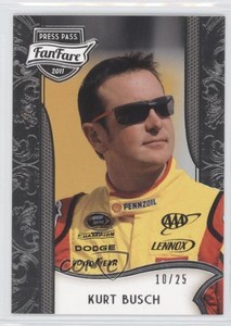 2011 Press Pass Fanfare Silver /25 Kurt Busch #7