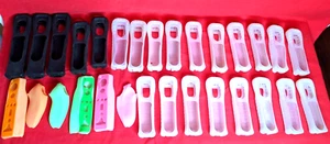 Lot 29 of Nintendo Wii Remote Silicone Gel Cover Grip Sleeve - Picture 1 of 4