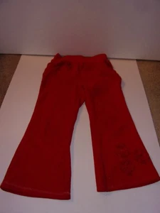 TKS Girls 4T Red Sweat Pants / With Pockets - Picture 1 of 3