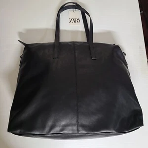 ZARA SOFT TOTE BLACK | 3309/120 Big  - Picture 1 of 7