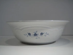 Tazón de verduras redondo 8" flor rosa flor azul Pfaltzgraff - Imagen 1 de 1
