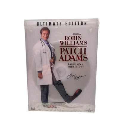 Patch Adams Robin Williams DVD Ultimate Edition FS WS 2001 Comedy Doctor New D18 - Image 1 of 2