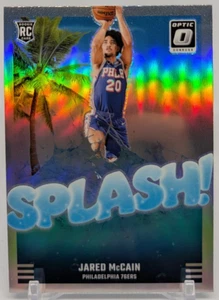 2024-25 Panini Donruss Optic Jared McCain (RC) Splash Silver Holo Prizm - 76ers - Picture 1 of 3