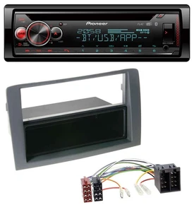 Pioneer MP3 DAB CD Bluetooth USB Autoradio für Fiat Idea (350, 03-11) - grau - Bild 1 von 6