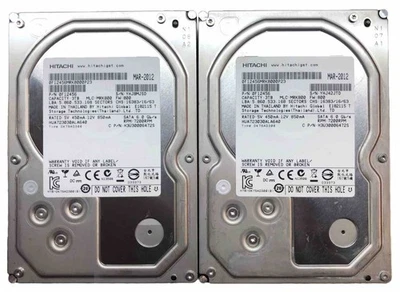 LOT OF 2 | HGST Ultrastar 3TB | 7.2K 64MB SATA-III 3.5" HDD | HUA723030ALA640 - Image 1 of 4