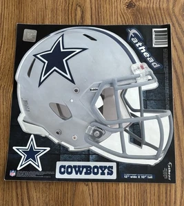 Dallas Cowboys Helmet Fathead 12 x 12 inches Pre-Owned - Picture 1 of 6