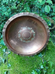 BORROWDALE COPPER ARTS AND CRAFTS STYLE BOWL - Picture 1 of 14