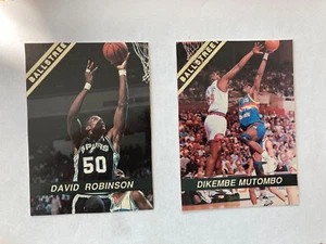 1992 Ball Street Lot (2 Karten) #24 David Robinson / #30 Dikembe Mutombo - Bild 1 von 2