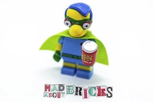 NUEVO Lego Minifigura Completa Fallout Boy Milhouse, Los Simpson, Serie 2 71009-5 - Imagen 1 de 5