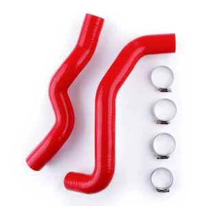 Red Silicone Radiator Water Hose Kit for 09-17 Nissan 370Z Z34 Infiniti G37 3.7L - Picture 1 of 16