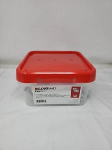 ClosetMaid 2186500 ProPack Pre-Loaded Low Profile Side Wall Brackets 48-pcs NEW - Picture 1 of 10