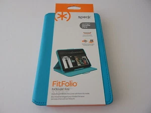 Speck FitFolio Case For Kindle Fire Peacock Blue - Picture 1 of 10