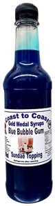BLUE BUBBLE GUM Flavour Coast to Coast Gold Medal Syrups 500ml Milkshake/Sundae - Picture 1 of 1