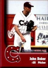 2002 San Angelo Colts Team Issue #3 John Boker Huber Heights Ohio Baseball Card