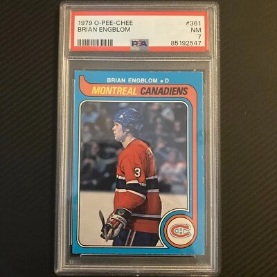 1979-80 Brian Engblom O-PEE-CHEE ROOKIE #361 NM OPC RC PSA 7 - Image 1 of 2