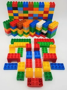*gereinigt* Lego Duplo 150 +4 Bausteine 4er 8er 12er 16er Noppen Steine - Bild 1 von 1