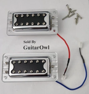 Gretsch Guitar Pickups pickup SET Blacktop Filter ' tron Chrome G5400 - Picture 1 of 3
