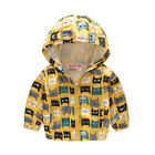 Child Girls Boys Casual Zipper Hooded Coat Kids Toddler Outerwear Jacket Tops