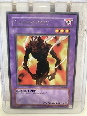 Yu-Gi-Oh!  TCG Flammengeist  LOB-G023 Exzellent Deutsch Rare Vintage - Bild 1 von 2