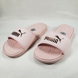 puma pink sandals
