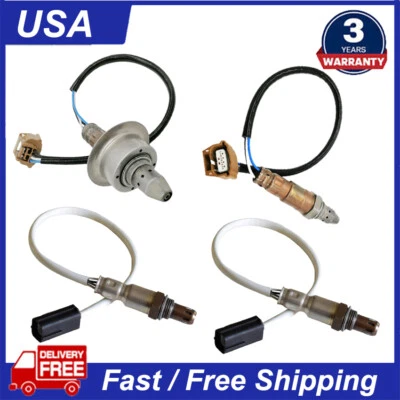 Sensor de oxígeno aguas arriba y aguas abajo 4 piezas para Nissan Murano Quest 2011 3,5 L 2014 Máxima Foto 1 de 4