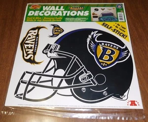 Calcomanías de decoración de pared Color Clings 1996 - Baltimore Ravens - nuevas selladas  - Imagen 1 de 2