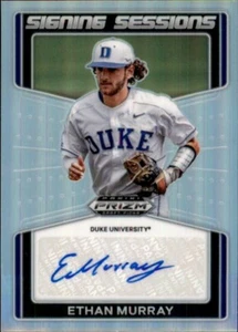 Autógrafo Ethan Murray 2022 Prizm Draft Sesiones de Firma #SS-MU Cerveceros Novato - Imagen 1 de 2